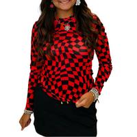 Red And Black Checkerboard