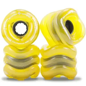 SHARK WHEEL 60MM, 78A TRANSPARENT AMBER CALIFORNIA ROLL