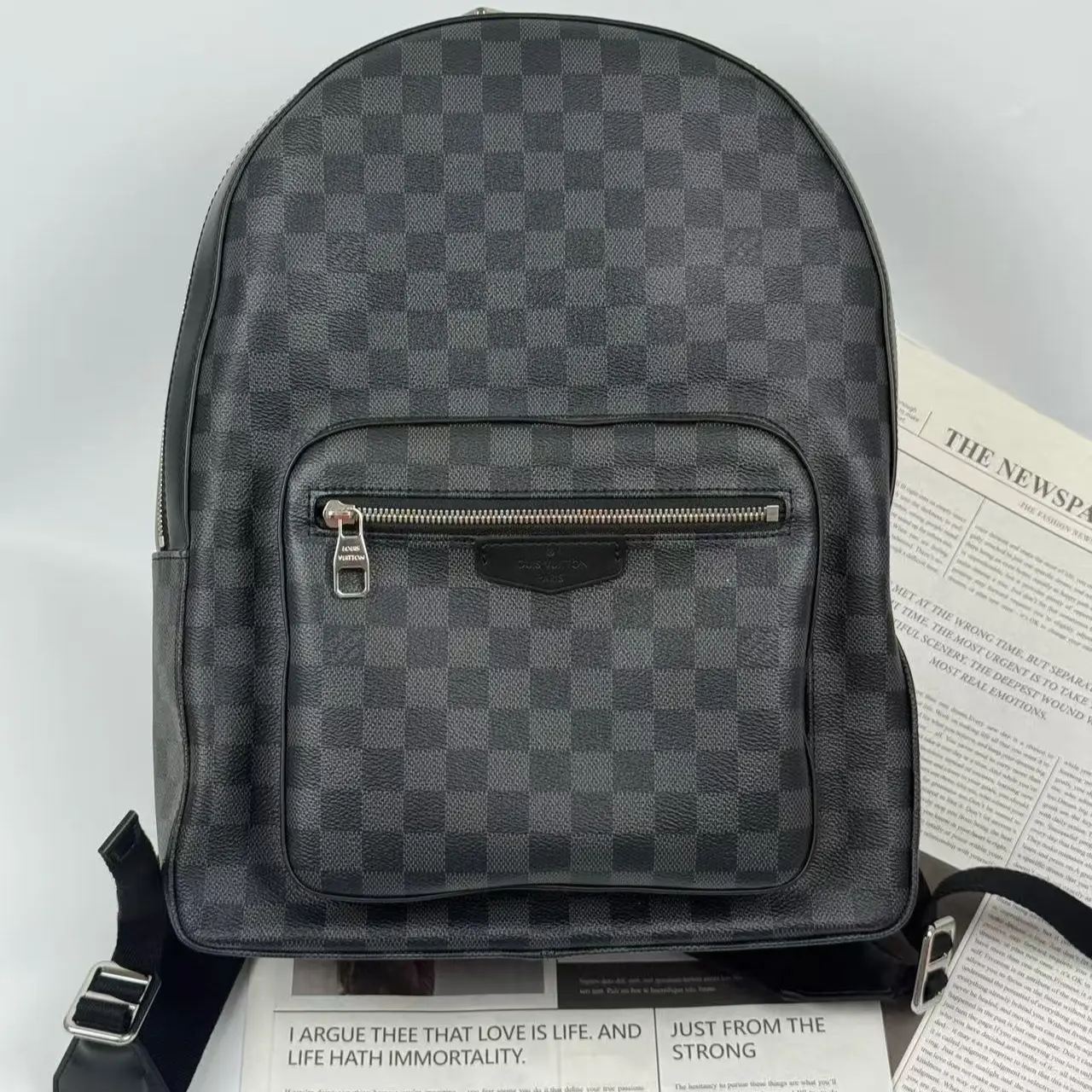 Pre-owned Louis Vuitton canvas Backpacks Checkerboard Design Backpack, Pre Loved Luxury Luggage & Bag