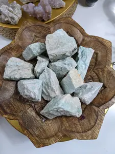 Large Amazonite Rough Pieces Raw Shimmery Healing Crystal Gemmy Mineral Specimen Natural Meditation Pocket Rock Throat Heart Chakra Stone