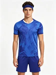 New Football Kit Set, Uefa Champions League Fan Jersey, Men's Sports, Short Sleeve Shirt, Shorts, Training Gear, Soccer Equipment
