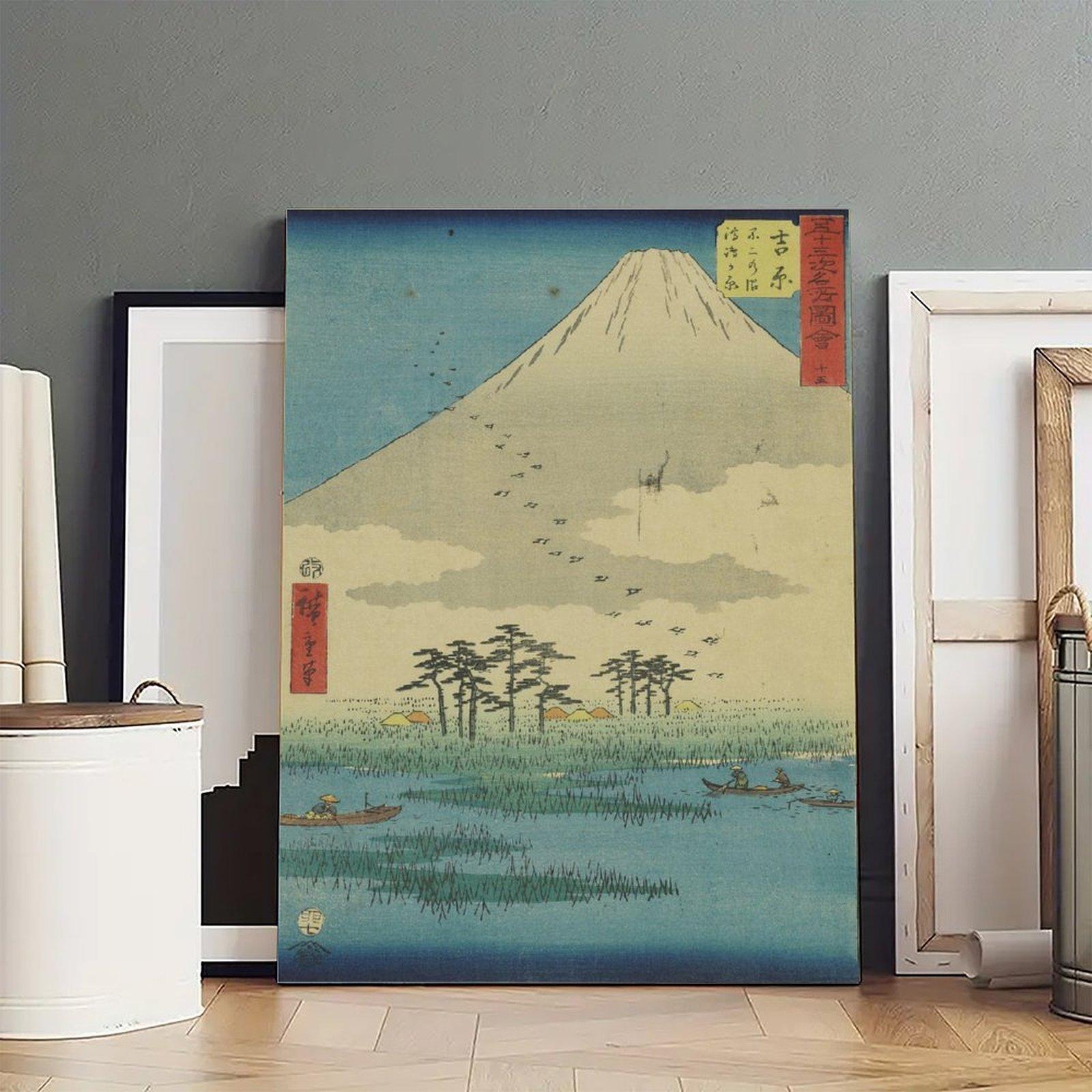 Vintage Poster Asian Style Yoshiwara Poster Decorative Painting Canvas Wall Art Picture Print Modern Family Bedroom Decor