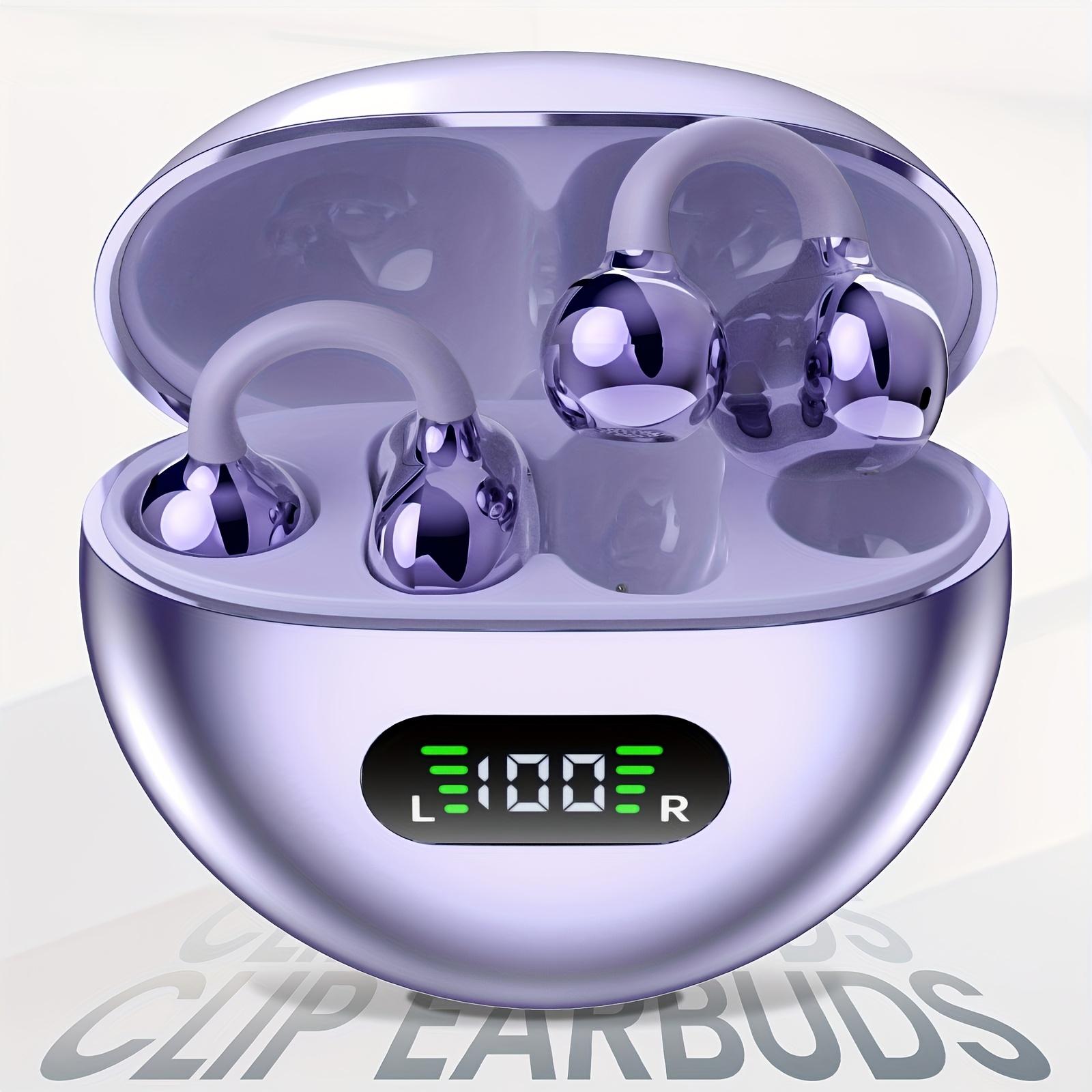 Q71 TWS  Earphones Bluetooth 5.3 Earbuds Clip on Ear Comfortable Sport Digital Display Headsets