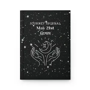 Celestial Journey Journal - Gemini May 21st, Astrology Gift, Star Sign Notebook, Cosmic Diary, Personalized Journal, Celestial Gifts
