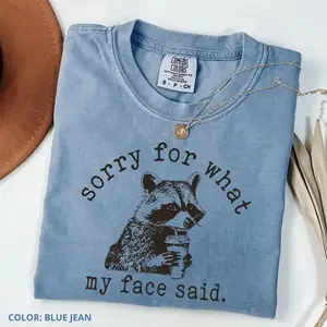 [Sale Up To 50%] Comfort Colors Funny Raccoon Shirt, Attitude Graphic Tee, Introvert Humor Gift - Rock Rolla