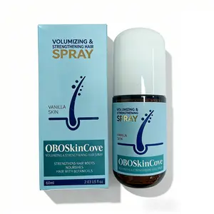 OBOSkincove Volumizing Hair Essence Spray - Natural Moisturizing Liquid Root Lifter for Fine Flat Hair, Lightweight Botanical Formula to Strengthen & Hydrate Scalp, Unisex Haircare, 60ml