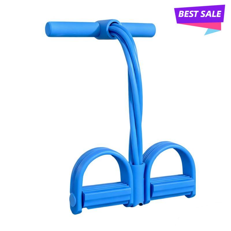 2026 NEW Pedal Resistance Bands with Handles Upgraded 6-Tube Natural Rubber for Full Body Workout at Home Gym Yoga Abs Waist Arms and Legs Training Muscle Exercise Equipment