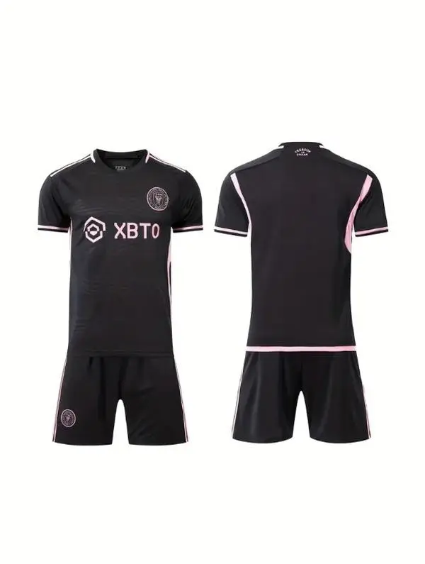 Breathable Football Kit for Boys Jersey and Comfy Shorts for Fans, Training, and Competition Set 31-14 Y