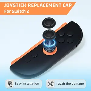 Switch 2 Game Controller Joystick Replacement Repair Cap, Durable & Easy-To-Install Fix Accessory, Perfect for Switch Console Players