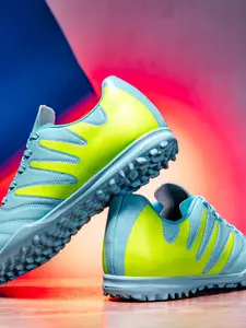 Football Shoes TF Studs Outdoor Sports Cleats, Durable Anti-Slip, Superior Grip, Ankle Protection, Rubber Sole, All-Season Use, Soccer Shoes, Football Boots