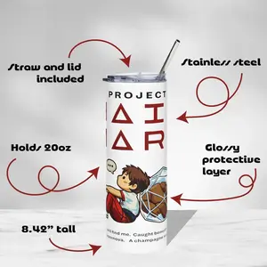 Project Hail Mary Inspired Skinny Tumbler | 20oz Stainless Steel Tumbler