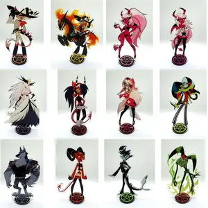 Helluva Boss Anime Figure Acrylic Stand Model Plate 1pc Striker Desk Decor Standing Sign Game Fans Gift Ornaments Stand Model