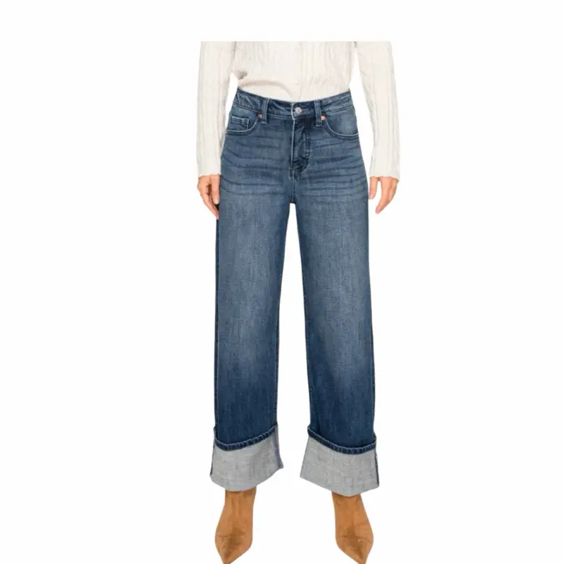 Tommy High-Rise Wide-Leg Control Jeans