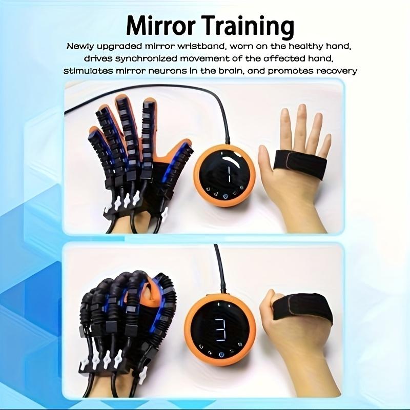 New upgraded version of rehabilitation robot gloves, restoration of hand mobility, advanced robot finger assistance gloves, finger trainer, warm gift for parents, suitable for Thanksgiving, Easter Day, gift for seniors