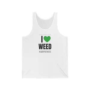 ILoveWeedPR Unisex Jersey Tank