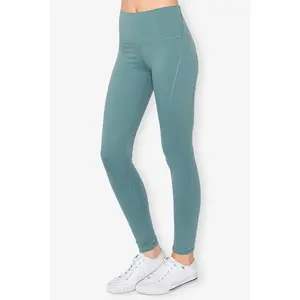 Yoga Legging - Pet Hair Resistant - Teal