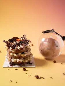 DIY Sensory Kit - Chocolate Birthday Cake for Arts Crafts Stress Relief & Party Favors Medium Level Easy to Mold Soft Frosting Clay