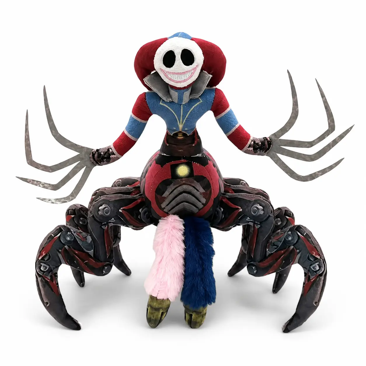 Poppy Playtime Chapter 5 The Prototype Plush Toy, Experiment 1006 Jester Spider Monster Stuffed Doll, Poppy Playtime Boss Character Collectible, Creepy Horror Game Plushie, Gamer Gift for Poppy Playtime Fans, Shelf, Bedroom, and Desktop Display Decor