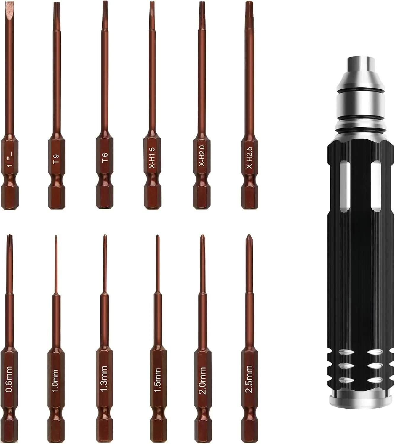 Hex Screwdrivers Set 12 in 1 RC Hobby Tools Kit S2 Steel Tool for RC  Model Drone Airplane Robotics Helicopter Quadcopter Boat FPV  Appliances Repair