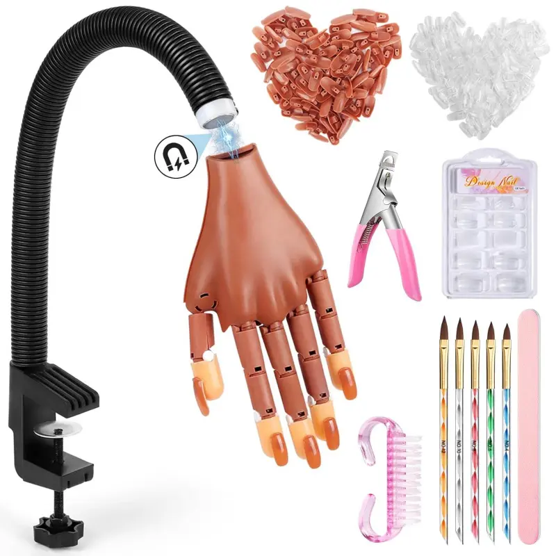 practice hand with 300pcs tips