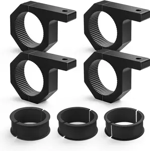 Nilight 4PCS Roll Bar Clamps Mounting Brackets LED Light Mount Clamp Tube Lights Mounts Fit on 2.135" 2.25" 2.375" 2.5" Bull Bars Roof Racks Rolls Cages for ATV UTV Truck summervibes