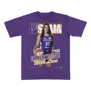 [SLAM] Kelsey Plum From The Westside With Love Graphic Tee, 2025 Season Preview Basketball Shirt, Women Sports Fan Streetwear, Game Day Slam Apparel