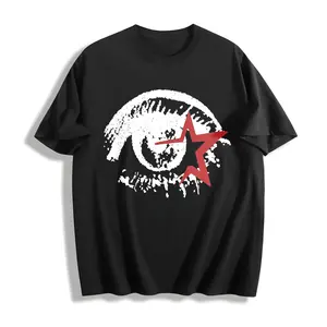 Big Eye T-Shirt, Gifts Shirt, Unisex Vintage Graphic Tees Gothic Grunge Y2k Emo Scene Amity Affliction Style Clothes Men Women Streetwear