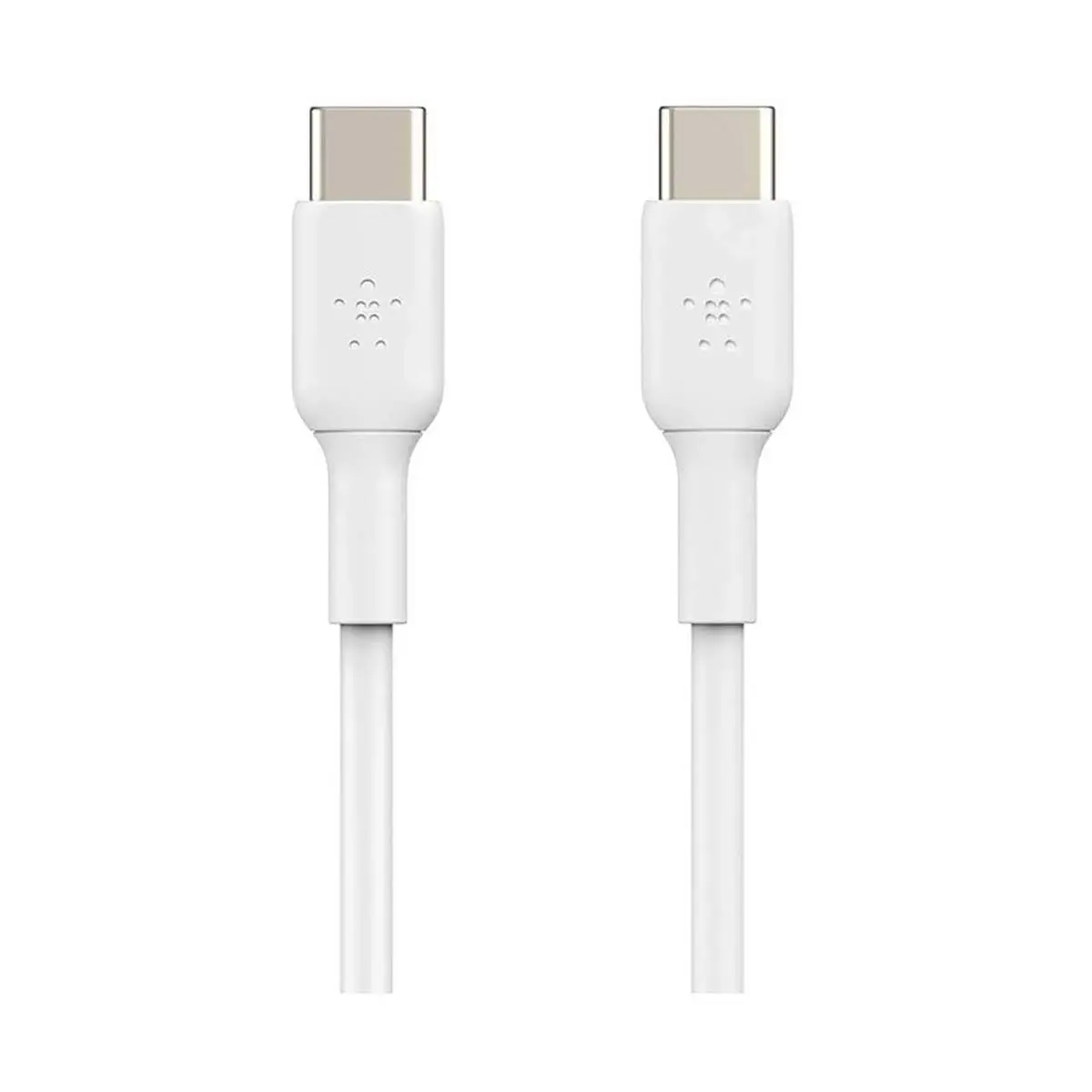 Belkin CAB003BT1MWH 1m USB-C to USB-C Mobile Data Sync & Charging Cable, White, C-Type Cables, Charging Solution