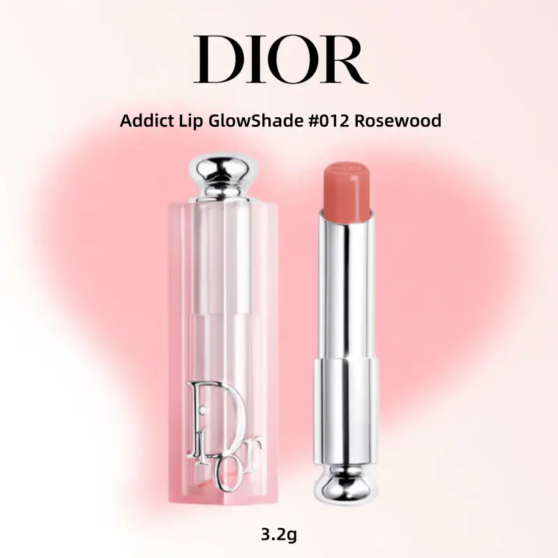 Dior Addict Lip GlowShade #012 Rosewood 3.2g - Luxurious Lipstick for a Radiant Finish