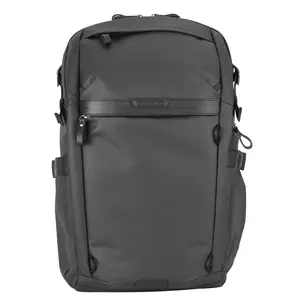 Vanguard VEO Metro 25L Camera & Everyday Backpack (Black) – Fits 70–200mm Attached, 16" Laptop Storage, Convertible Daypack Design, Carry-On Ready