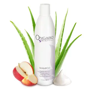 Ongaro Beauty Shampoo - Moisturizing Aloe Vera Shampoo with Probiotic Extracts, Peptides and Apple Stem Cells for Healthy Hair Growth, Rosemary Mint Scent