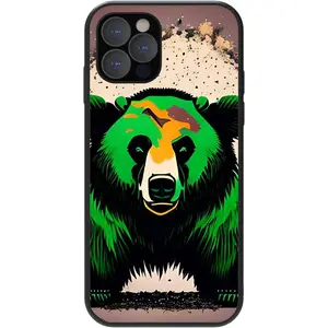iPhone 12/12 Pro Case for Brown Bear Pattern to Prevent Falling and Scratching Brand: Generic