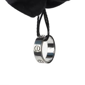 Pre-owned Cartier Silver Tone Ring 93634815