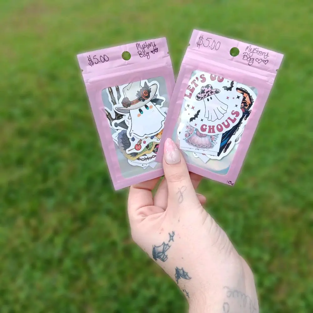 Spooky Mystery Sticker Bags