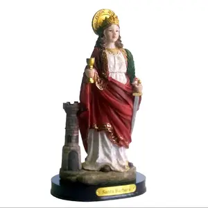 Santa Barbara 8" Inches Tall St. Barbara Estatua Brand New Religious Decor