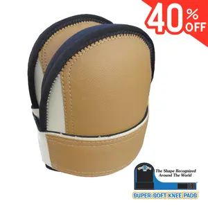 TROXELL USA SuperSoft Knee Pads, Leatherhead Design – (Large Size / Sold in Pairs)