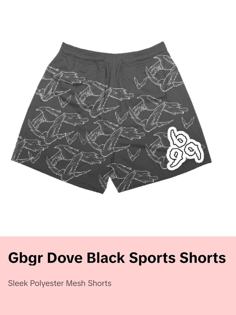 GBGR DOVE SHORTS - BLACK