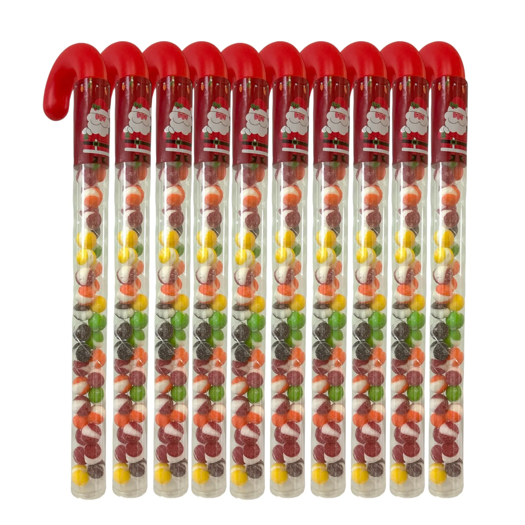 G-BOX Candy Cane Freeze Dried Sour Frettles Pack - 10 Freeze Dried Candy Canes