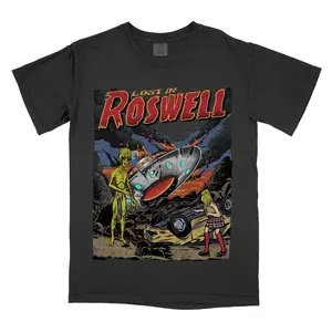 Lost In Roswell - Comfort Colors Graphic Tee Menswear