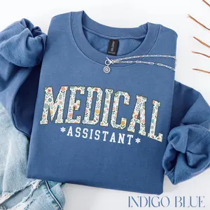 Medical Assistant T-Shirt Or Sweatshirt  , MA Student shirt,  MA , Cma Gift Clothes Crewneck