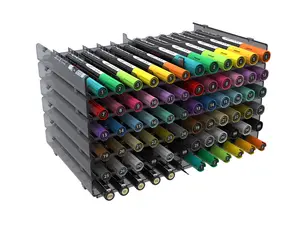 TOOLI-ART 72 Art Marker Storage Tray Organizer Holder Adjustable Divider 6 Trays