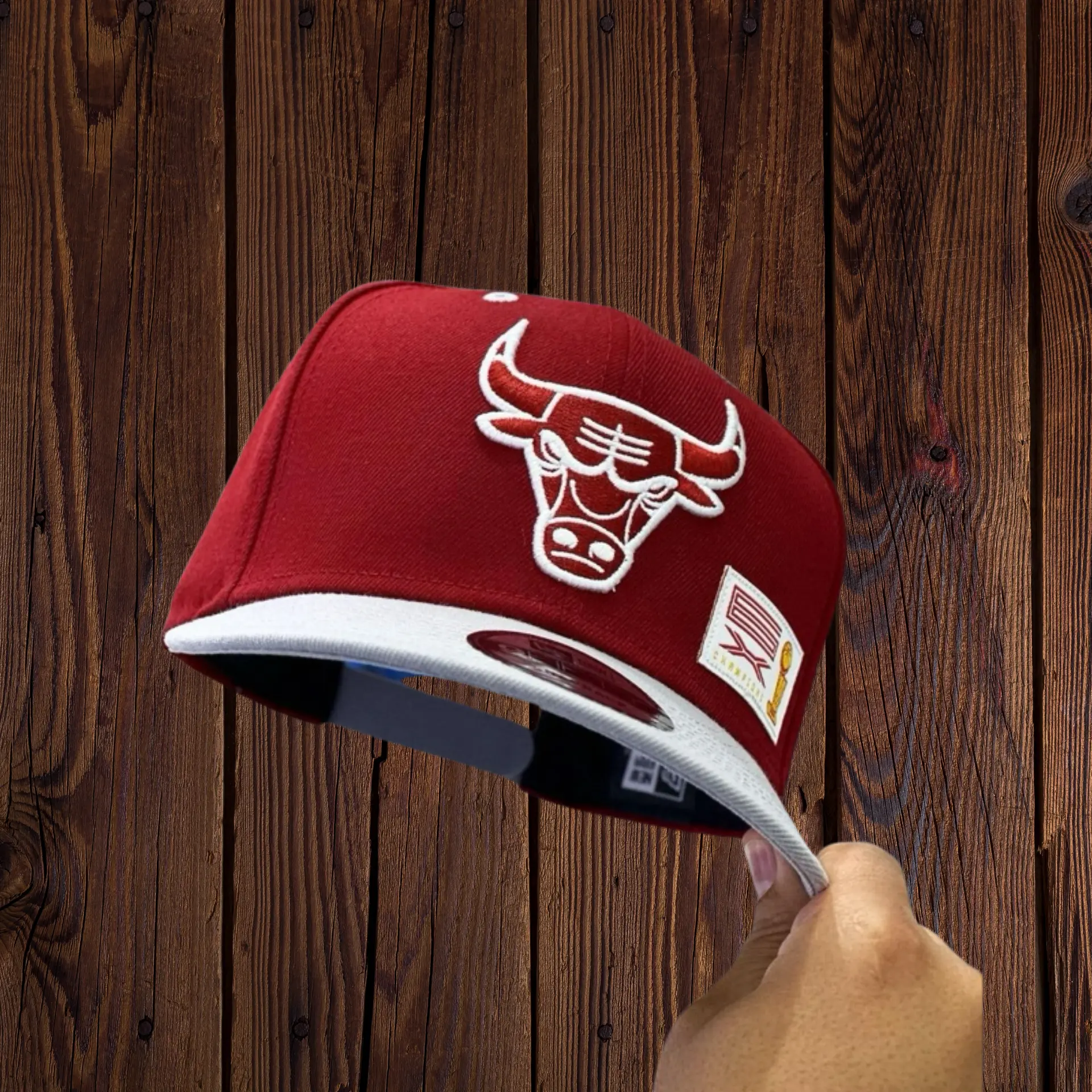 Chicago Bulls Heritage Basketball Cap – New Era Adjustable Snapback with Raised Team Logo Embroidery, USA 2026 Flat Brim Design, Premium Side Patch, Unisex Casual Streetwear Fashion, Everyday Urban Style