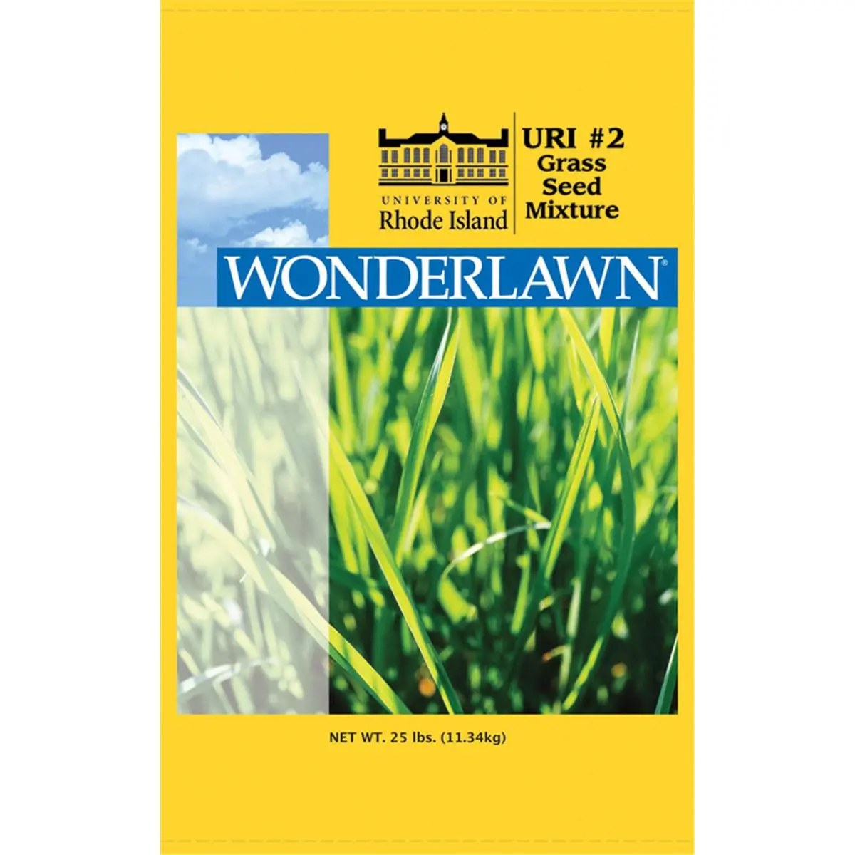 212 MAIN Barenbrug 7172091 Wonderlawn Lawn Seed Mixture, 25 lbs Size Turf Grass Seeds for Full Sun