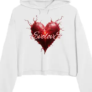 EvolovE Cropped Hoodie