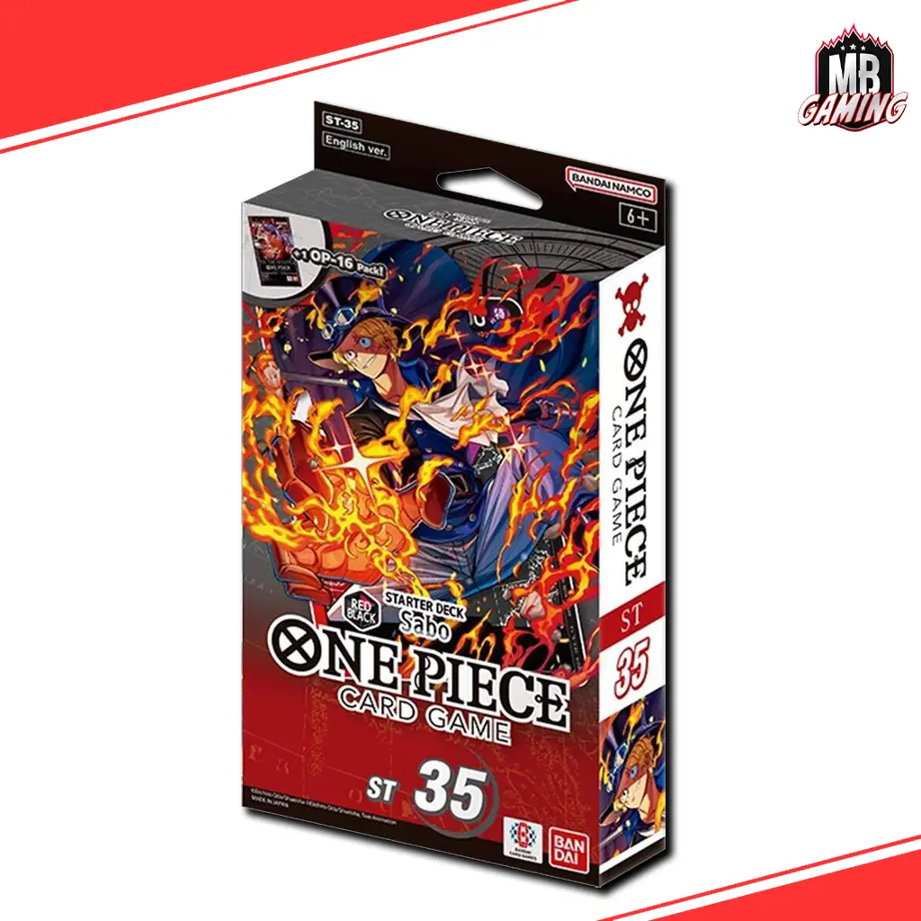 One Piece: RED/BLACK Sabo Starter Deck 35 (ST-35)