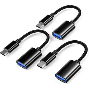 USB C to USB 3.0 Adapter [3 pack],USB-C to USB Adapter,USB Type-C to USB,Thunderbolt 3 to USB Adapter OTG Cable for Macbook Pro/Air 2020/2018,for iPad Pro 2020,Galaxy S20 S20+,Google Pixel and More