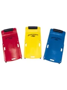 Lisle 92102 Red Low-Profile Plastic Creeper - Heavy-Duty Plastic Trolley, Manual Push Trolley for Home Improvement, Building Supplies Use, Plastic Trollies, Manual Push Trollies