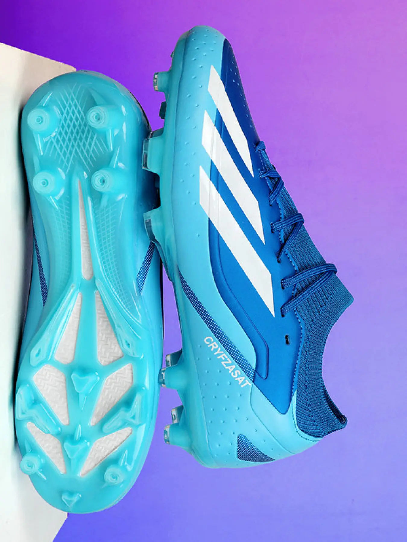 Professional Competitive Soccer Cleats, Firm Ground Outdoor Football Boots, Durable Anti-Tear TPU Outsole Streamlined Speed Silhouette, High Traction Non-Slip Studs Shoes For Soccer Matches Training