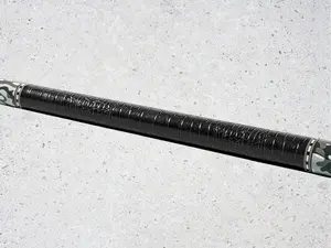 EVO CAMO POOL CUE - GHOST - LEATHER WRAP