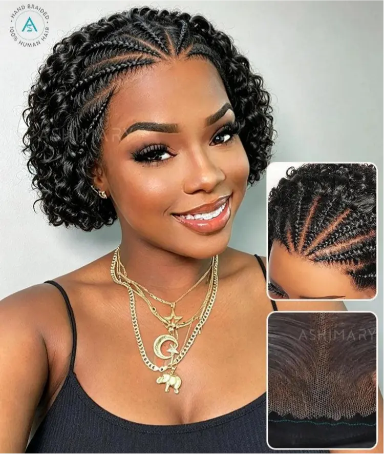 【New Arrival】Pre-Braid Short Bob Wig 13X4 Lace Glueless Pre-Everything Lace Human Hair Wig